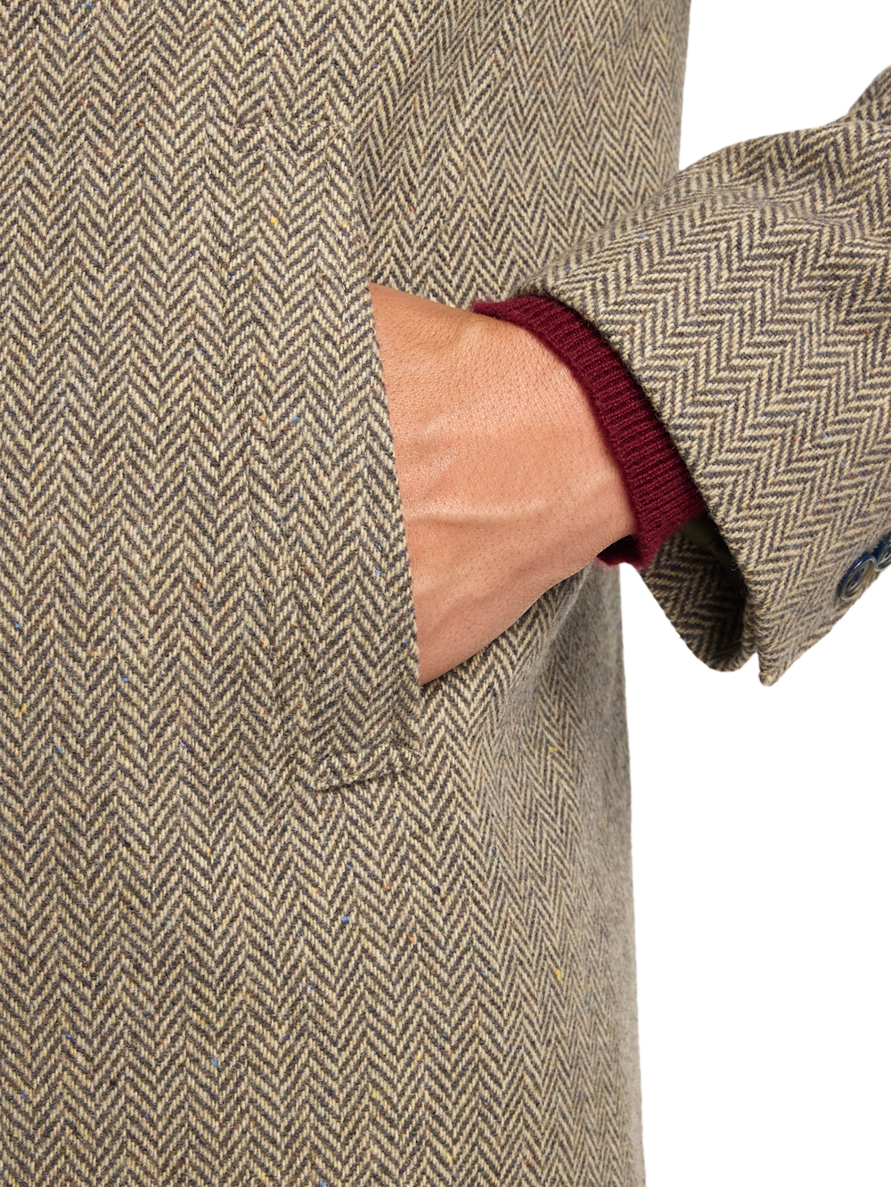 Alternate Image of Herringbone Topcoat-6