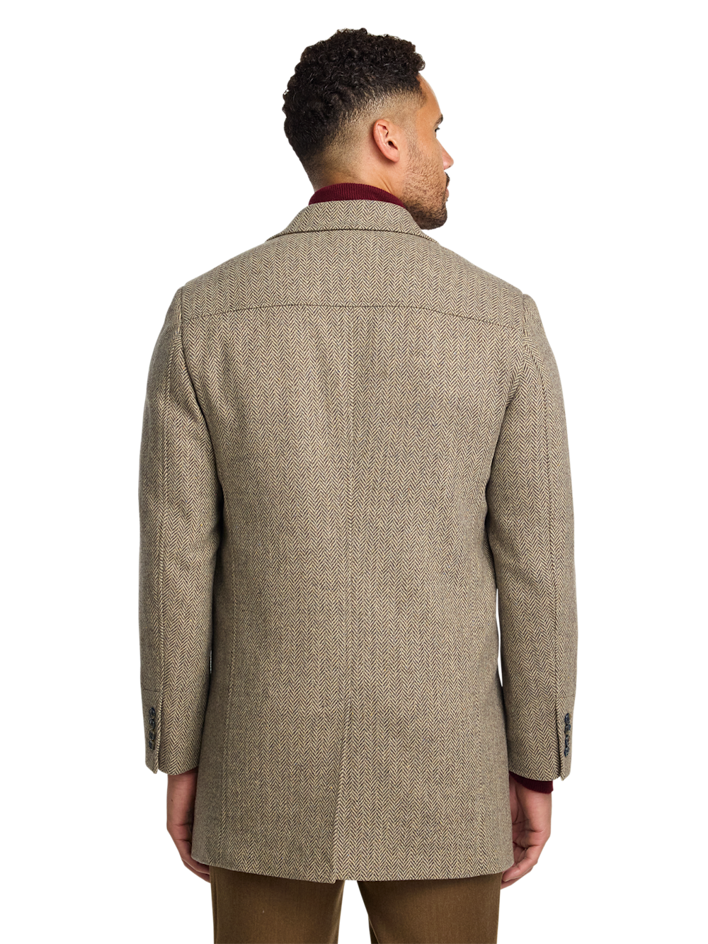 Alternate Image of Herringbone Topcoat-7