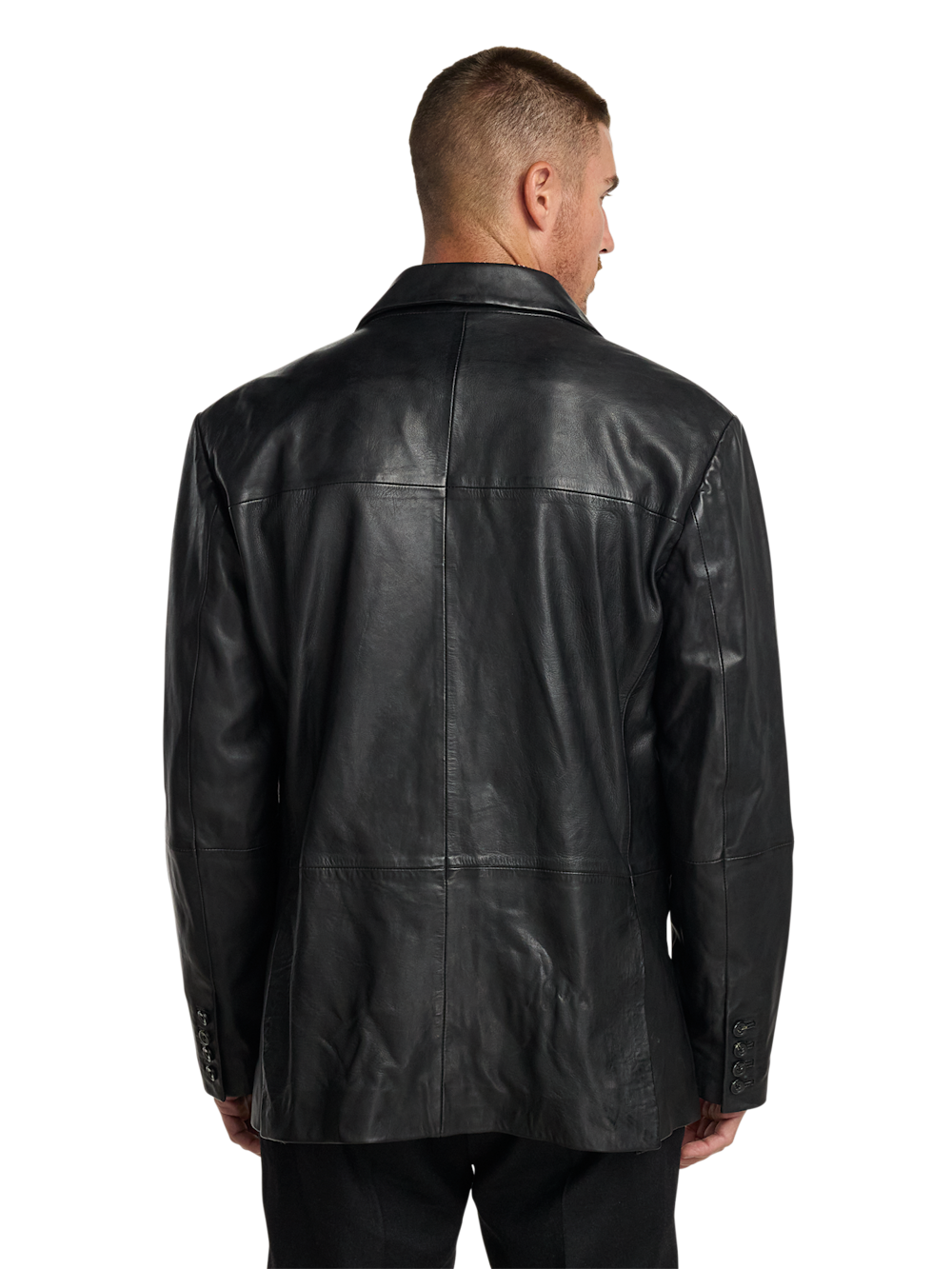 Alternate Image of Leather Blazer-8