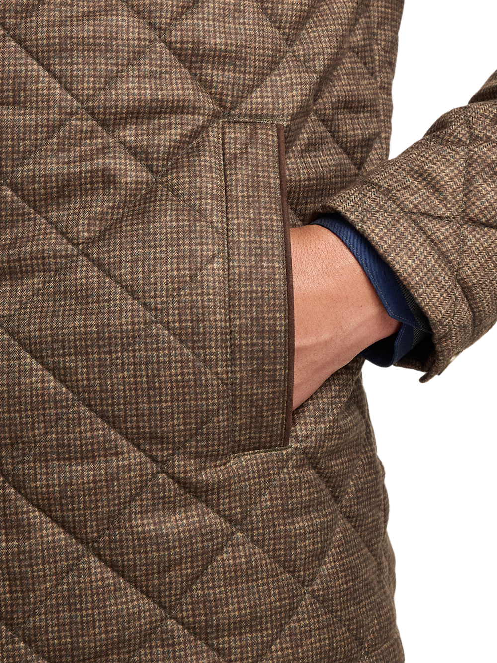 Alternate Image of Houndstooth Quilted Jacket-6