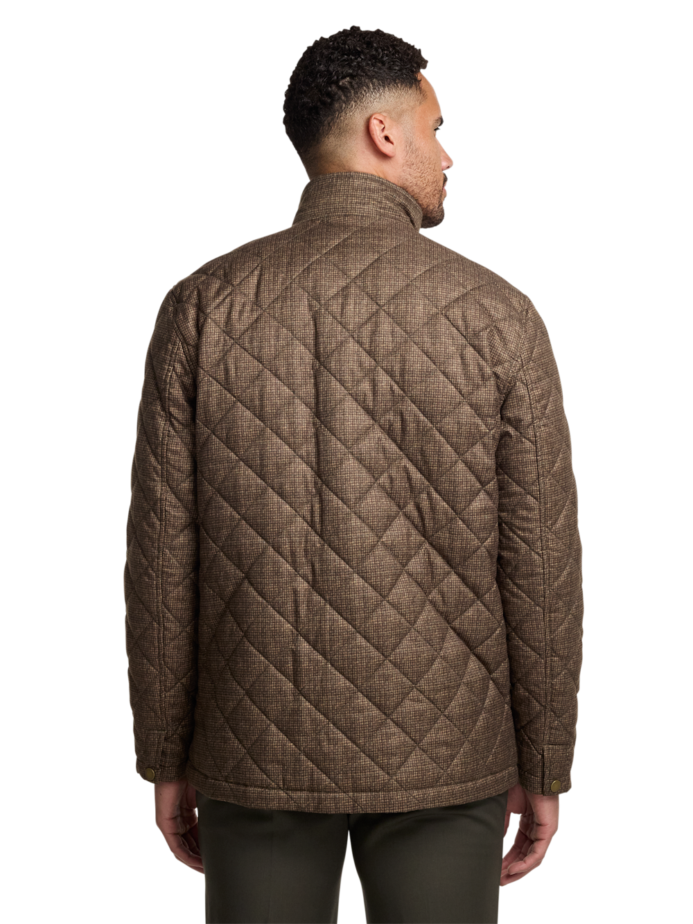 Alternate Image of Houndstooth Quilted Jacket-7